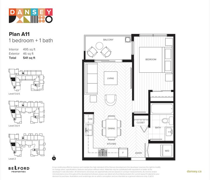 Photo 6 at 414 - 599 Dansey Avenue, Coquitlam West, Coquitlam