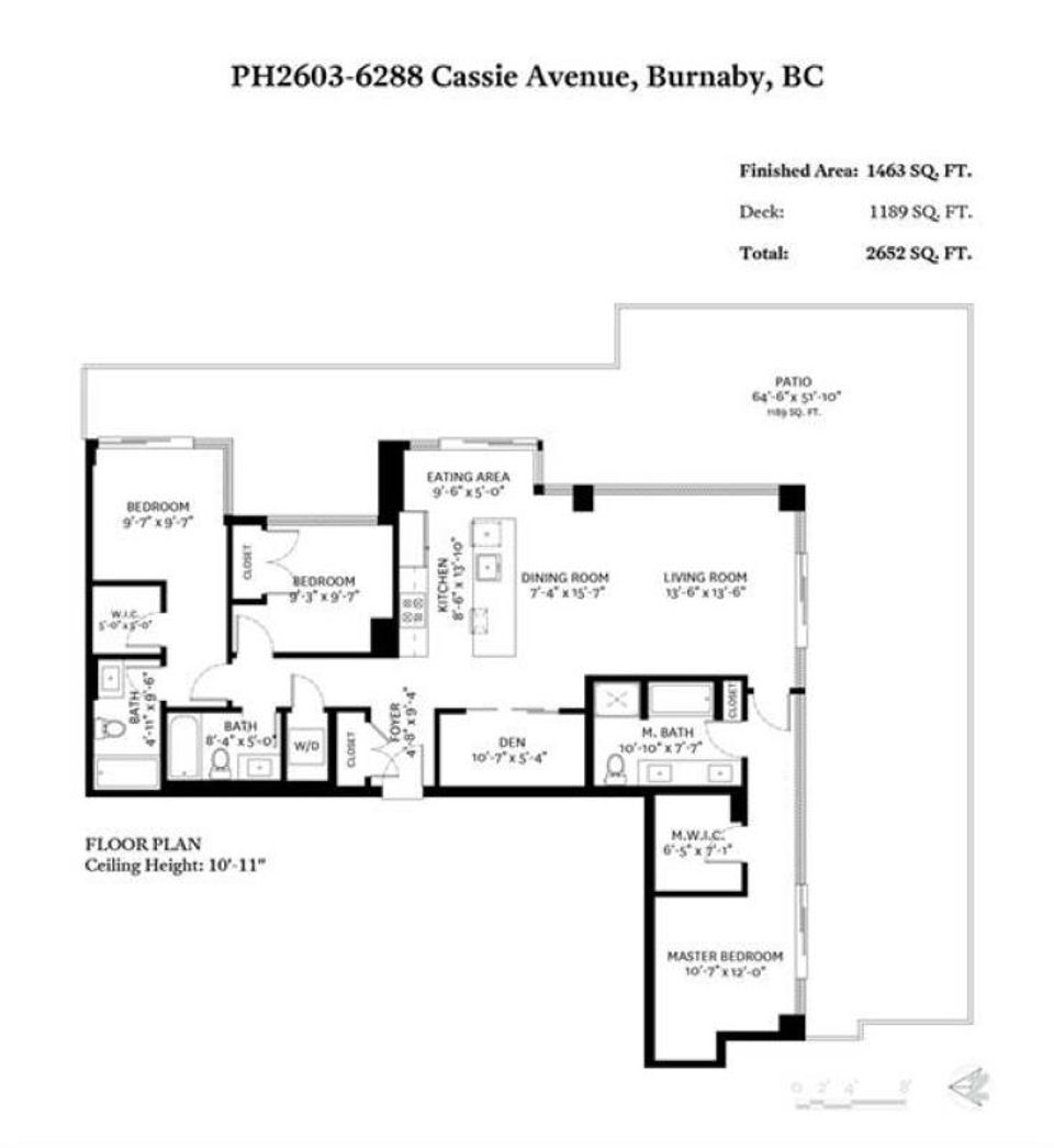 Photo 6 at 2603 - 6288 Cassie Avenue, Metrotown, Burnaby South